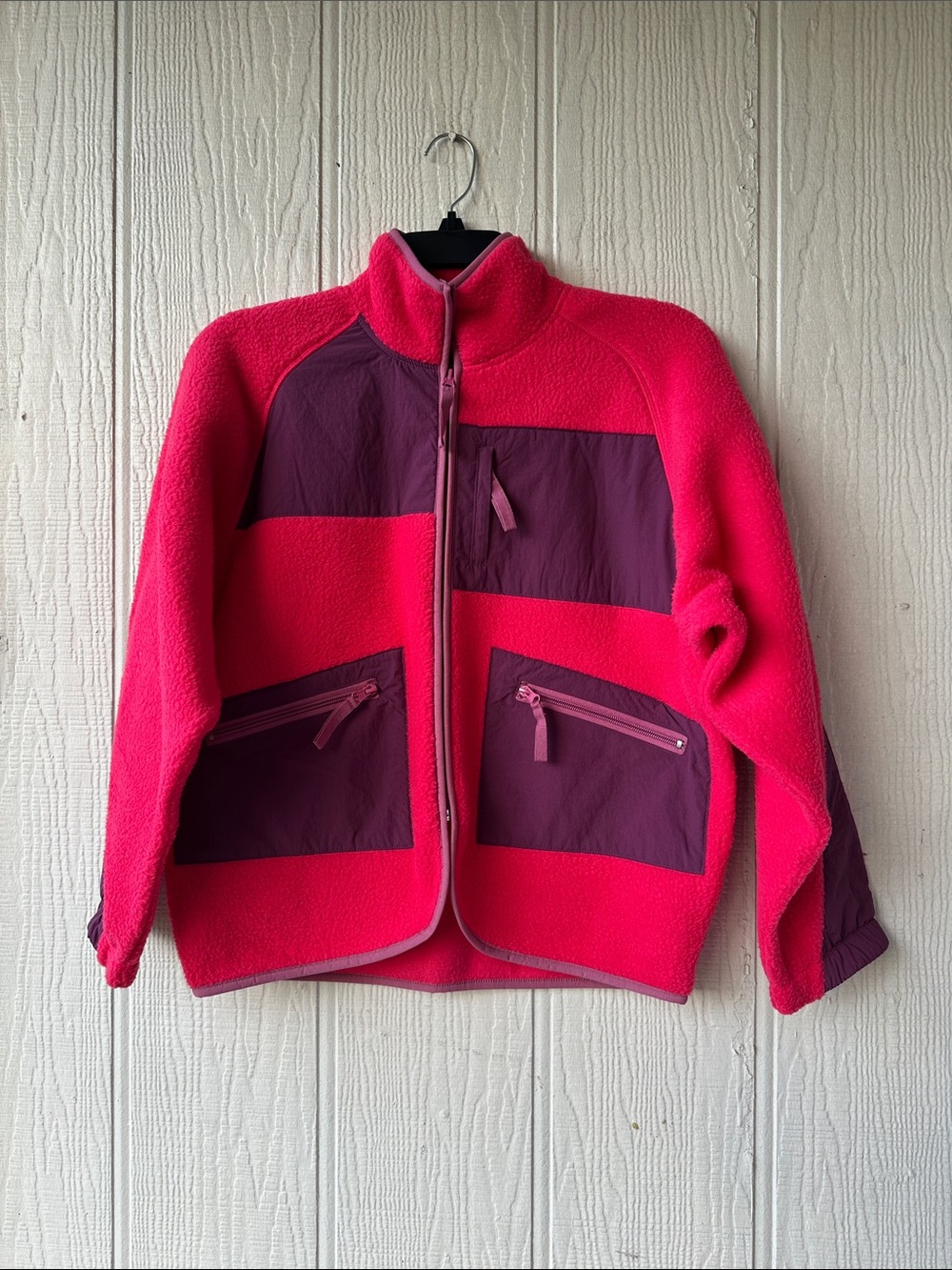 Urban Outfitters Colorblock Fleece Jacket